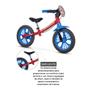 Imagem de Bicicleta Balance Bike Infantil Spider Man Aro 12 - Nathor