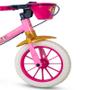 Imagem de Bicicleta Balance Infantil Aro 12 Princesas Meninas Sem Pedal Com Cestinha Nathor