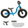 Imagem de Bicicleta Balance Infantil Aro 12 Raiada Azul 2 - Nathor