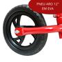 Imagem de Bicicleta balance sem pedal equilíbrio 12 infantil vermelho