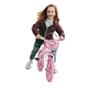Imagem de Bicicleta Bicicletinha Infantil Aro 14 Hello Kitty - Bandeirante