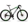 Imagem de Bicicleta Bike 21 Velocidades Traseiro Shimano Freio A Disco Cor: Verde Tam: 15"