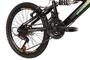 Imagem de Bicicleta Bike Bmx Aro 20 Infantil Jumper Full Suspension V-brake Aro Vellares Preto/verde