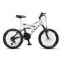 Imagem de Bicicleta Bike Bmx Infantil GPS-310 Branca Colli Dupla Suspensão 21m Bike Aro 20