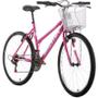 Imagem de Bicicleta Bike cestinha Aro 26 Feminina 21Marchas Mtb Com Cesta Houston