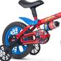 Imagem de Bicicleta Bike Infantil Masculina 3 a 5 Anos Aro 12 Homem Aranha Nathor