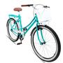 Bicicleta Caiçara Beach Brisa Aro 26 Vintage Retrô Azul/Branco - Ello Bike Imagem de Bicicleta Caiçara Beach Brisa Aro 26 Vintage Retrô Azul/Branco - Ello Bike
