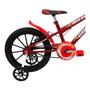 Imagem de Bicicleta cairu aro 16 roda abs racer kids vermelho infatil