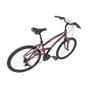 Imagem de Bicicleta Caloi 400 Aro 26 Feminina Vinho 21 Marchas 2021 Passeio Tamanho 16