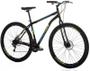 Imagem de Bicicleta Colli Cazelle Roma Aro 29 Quadro 18'' Freio à disco 21M Preto Azul e Amarelo 3442-0125D