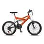 Imagem de Bicicleta  Colli Fulls GPS Aro 20 21 Marchas Laranja Neon