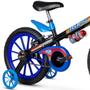 Imagem de Bicicleta Com Rodinha Capacete Menino Tech Boys Aro 16