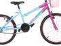 Imagem de Bicicleta Com Rodinha e Cesta Feminina Infantil Aro 20 Wendy