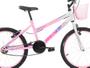 Imagem de Bicicleta Com Rodinha e Cesta Feminina Infantil Aro 20 Wendy