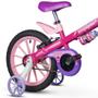 Imagem de Bicicleta com Rodinha para menina Top Girls Aro 16 Nathor