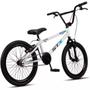 Imagem de Bicicleta Cross Stx Aro 20 Infantil Freio V-brake Branco e Azul