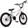 Imagem de Bicicleta Cross Stx Aro 20 Infantil Freio V-brake Branco e Laranja