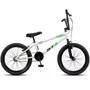 Imagem de Bicicleta Cross Stx Aro 20 Infantil Freio V-brake Branco e Verde