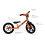 Bicicleta de Equilíbrio Balance Pro Laranja - Bandeirante Imagem de Bicicleta de Equilíbrio Balance Pro Laranja - Bandeirante