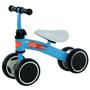 Imagem de Bicicleta De Equilíbrio Infantil Azul Sem Pedal 4 Rodas Castela