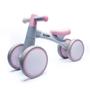 Imagem de Bicicleta De Equilíbrio Infantil Sem Pedal Rosa 4 Rodas Yuupi