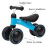Imagem de Bicicleta de Treinamento com 4 Rodas para Bebês +12m Buba Azul