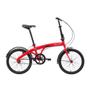 Imagem de Bicicleta Dobrável ECO aro 20" com 1 marcha - Vermelho                                                                                 