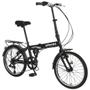 Imagem de Bicicleta Dobrável em Alumínio Aro 20 6V Dubly Shimano Preta