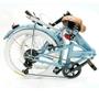 Imagem de Bicicleta Dobrável Fenix Blue Marcha Shimano 6 Velocidades