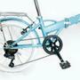 Imagem de Bicicleta Dobrável Fenix Blue Marcha Shimano 6 Velocidades