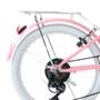 Imagem de Bicicleta Dobrável Fenix Rosa - Kit Marcha Shimano - 6 Velocidades