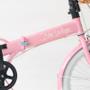 Imagem de Bicicleta Dobrável Fenix Rosa Marcha Shimano 6 Velocidades