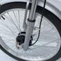 Imagem de Bicicleta Elétrica 350W 48V Farol Alarme e Seta E-Maxx Duos Branca