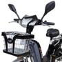Imagem de Bicicleta Elétrica 350W 48V Farol Alarme e Seta E-Maxx Duos Preta