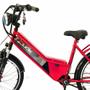 Imagem de Bicicleta Elétrica - Aro 24 - Duos Confort - 800W Lithium - Vermelha - Duos Bikes