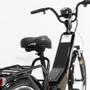 Imagem de Bicicleta Elétrica com Bateria de Lítio 48V 13Ah Confort Preta com Cestinha