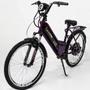 Imagem de Bicicleta Elétrica com Bateria de Lítio 48V 13Ah Confort Violeta com Cestinha