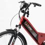 Imagem de Bicicleta Elétrica Confort 800W 48V 15Ah Vermelho Cereja com Cestinha