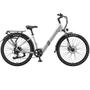 Imagem de Bicicleta Elétrica Lítio Alumínio 350W 7V Shimano Zelena Prata