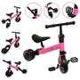 Imagem de Bicicleta Equilíbrio Infantil 3 Em 1 Balance E Triciclo Rosa