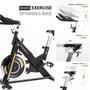 Imagem de Bicicleta Ergométrica Spinning Exercit Es-15 PRO Preta e Amarelo