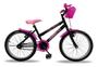 Imagem de Bicicleta Feminina Aro 20 Infantil Preta Power Bike Bella 2023