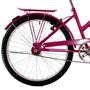 Imagem de Bicicleta Feminina Aro 24 com cestinha Susi Rosa Pink