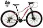 Imagem de Bicicleta Feminina Aro 29 Ksw Mwza 24v Câmbio Shimano Acera K7 Garfo Trava Freio a Disco - Branco/Violeta