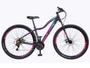 Imagem de Bicicleta Feminina Aro 29 Ksw Mwza 24v Freio a Disco Garfo Com Suspensão Mtb 29 Alumínio - Preto/Pink/Azul