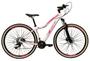 Imagem de Bicicleta Feminina Aro 29 Ksw Mwza Alumínio 24v Câmbios Shimano Garfo com Trava no Ombro - Branco/Rosa