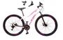 Imagem de Bicicleta Feminina Aro 29 Ksw Mwza Alumínio 24v Câmbios Shimano Garfo Suspensão - Branco/Pink/Violeta