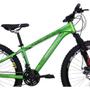 Imagem de Bicicleta Freeride Aro 26 Alumínio Duplo Freio a Disco Jump Verde Neon