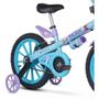 Imagem de Bicicleta Frozen Aro 16 Azul Infantil Aro de Nylon