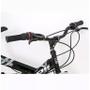 Imagem de Bicicleta full suspension kanguru aro 26 v-brake 18v preta polimet - cd